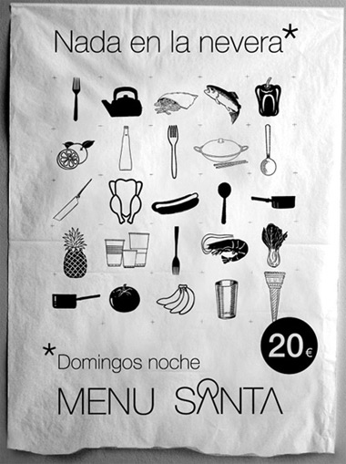 poster santa restaurant